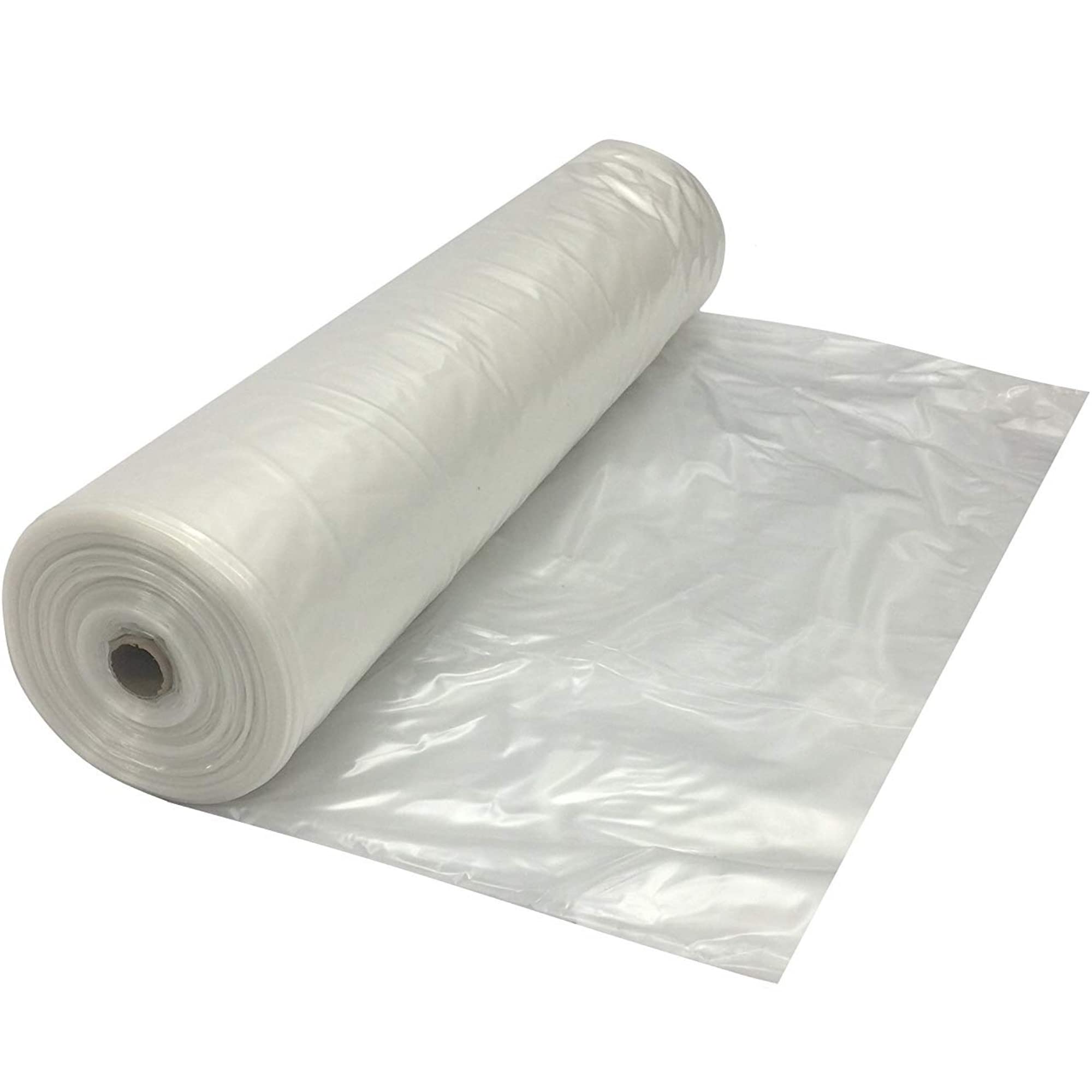 Farm Plastic Supply - 4 mil Clear Plastic Sheeting (40' x 100') - Heavy Duty Polyethylene Film for Crawl Space, Vapor Barrier, Drop Cloth - Ideal for Construction, Greenhouse Covering & Moisture Protection