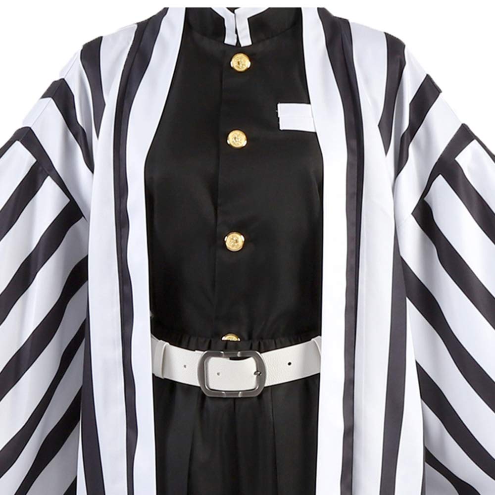 Anime Iguro Obanai Cosplay Costume - Demon Slayer Kimetsu no Yaiba Full Set Outfit for Halloween, Comic Con & Cosplay Events