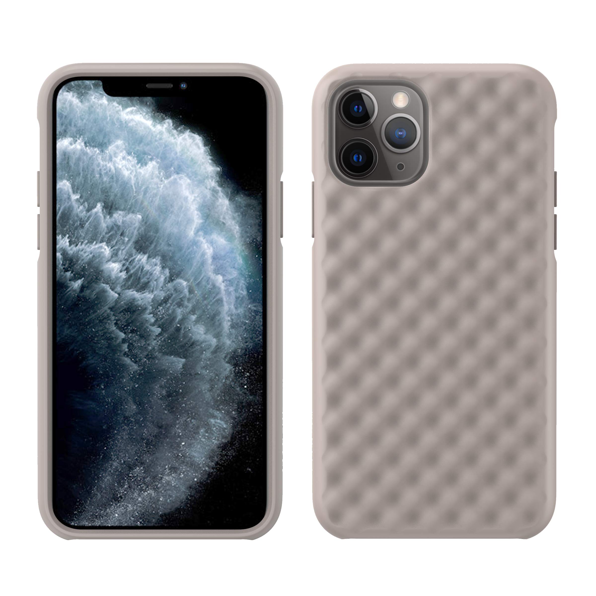 Pelican Rogue Series Military Grade Drop Tested TPU Protective Case for Apple iPhone 11 Pro (Taupe) - Shockproof & Durable Phone Cover for Outdoor Adventures, Travel & Everyday Protection
