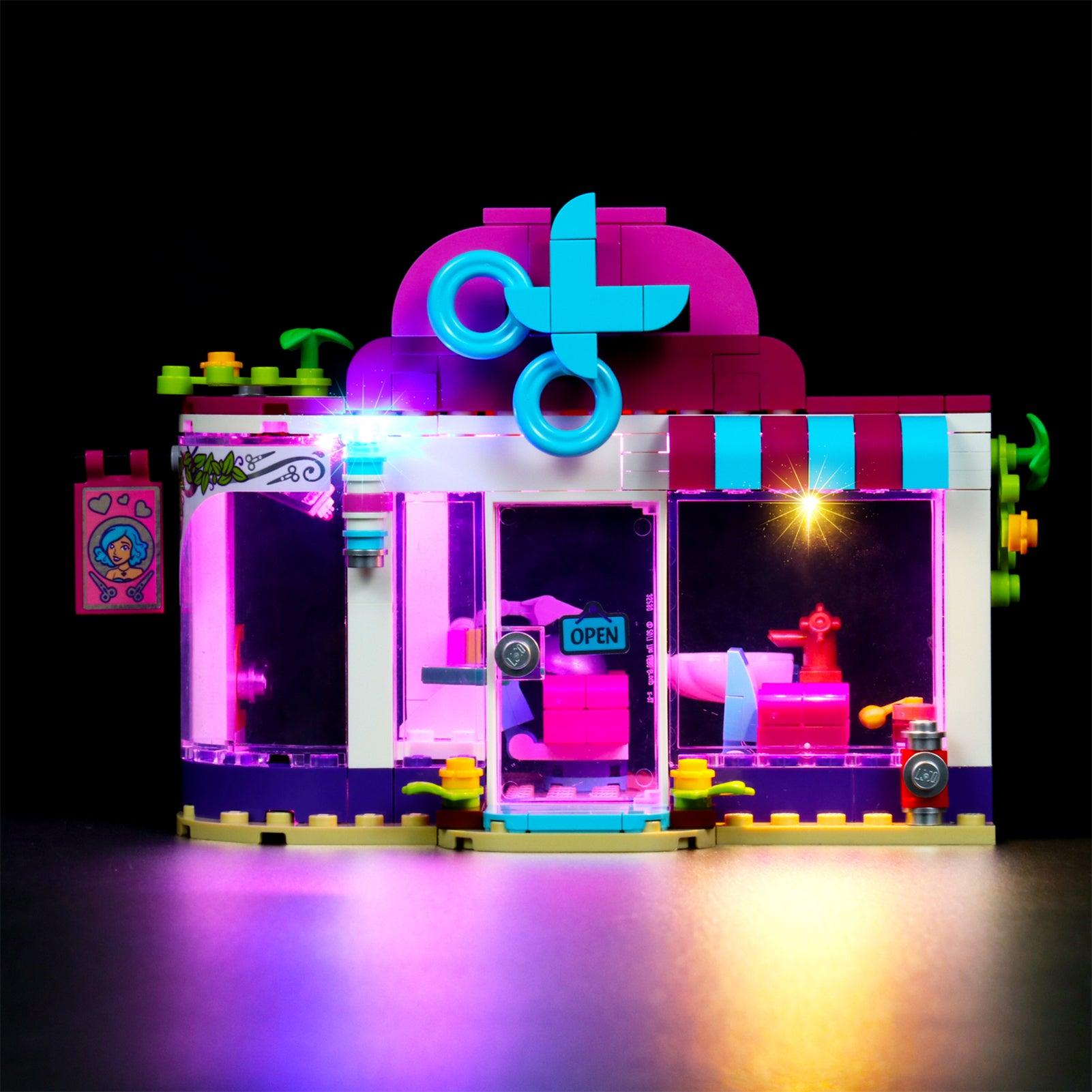 LEGO Friends Heartlake City Hair Salon 41391 Light Kit - Compatible with Building Blocks - Perfect for Nighttime Display & Room Decor