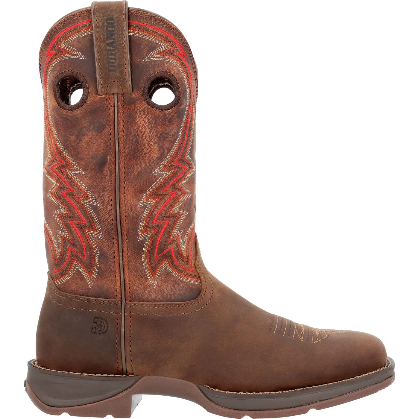 Durango Men's Rebel Western Boots - Genuine Leather Cowboy Boots for Men - Comfortable & Durable Riding Boots - Perfect for Country Music Festivals, Rodeos & Western Fashion