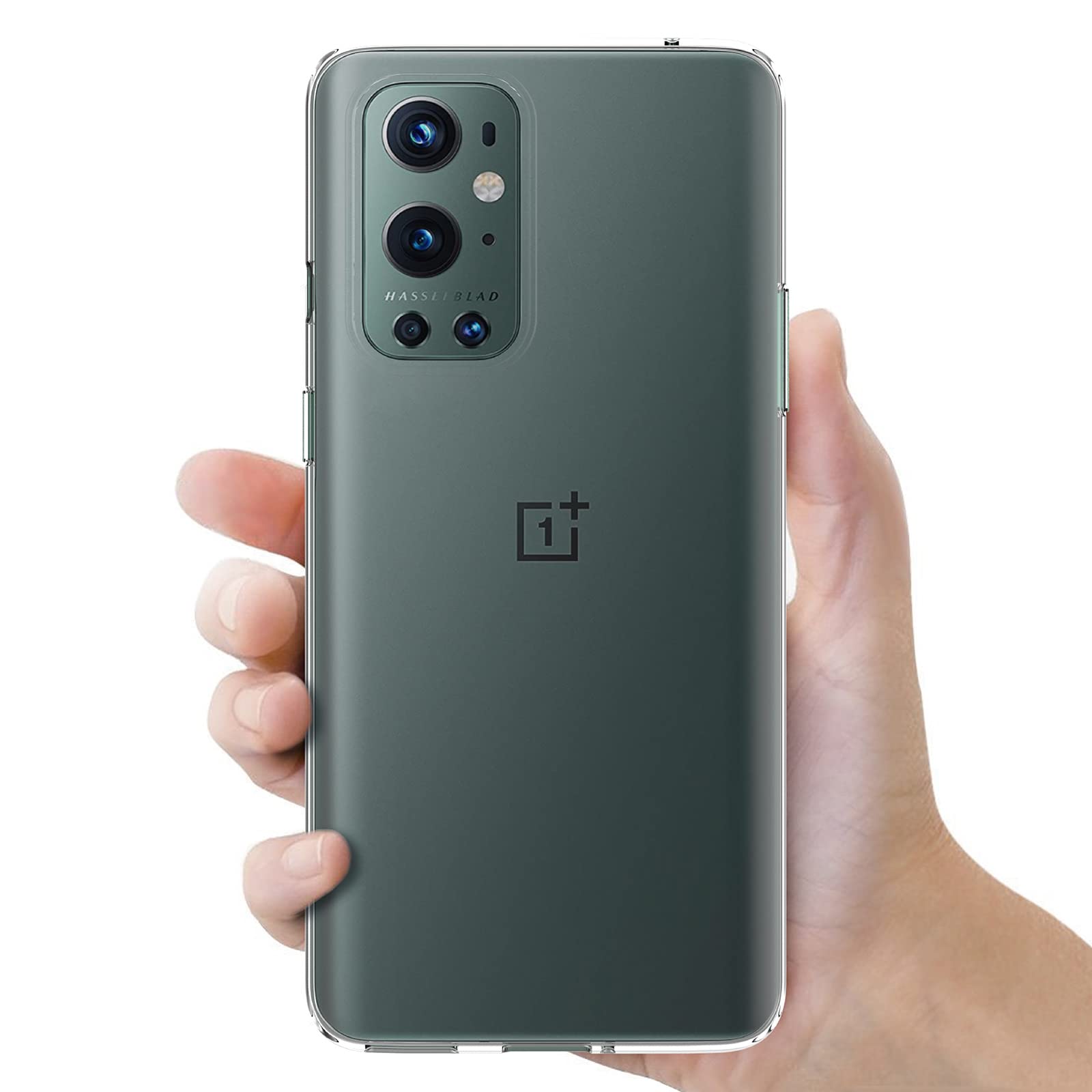 AICEK OnePlus 9 Pro Case - Clear Silicone Bumper Protective Cover for OnePlus 9 Pro | Slim Fit, Shockproof & Scratch Resistant | Perfect for Daily Use, Work & Travel Protection