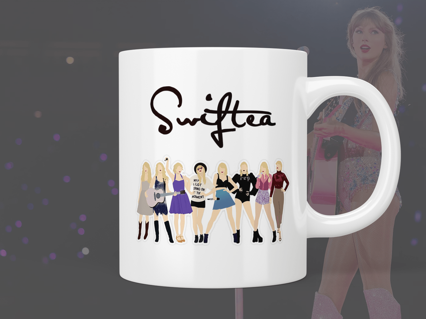 Taylor Swift Merchandise - 'Swiftea' Mug for Swifties | Perfect Gift for Taylor Swift Fans, Tea & Coffee Lovers