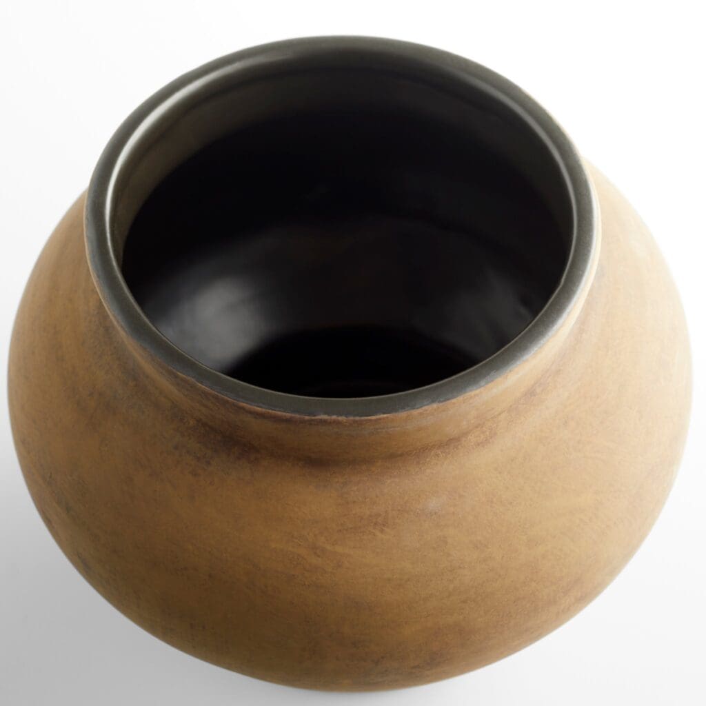 Cyan Design 11469 Brown Amphora Vase - Handcrafted Ceramic Vase for Home Decor, Wedding Centerpiece & Boho Style Interior Design