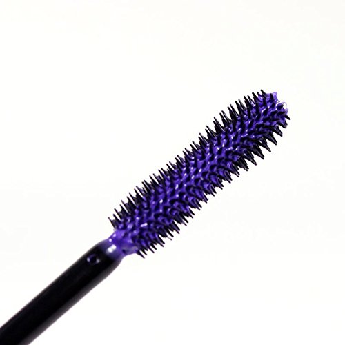 ISHOWTIENDA 1pc Waterproof Long Curling Mascara Brush Set - Purple Volumizing Eyelash Extension Kit with Pouch | Perfect for Daily Makeup, Party Looks & Professional Salon Use