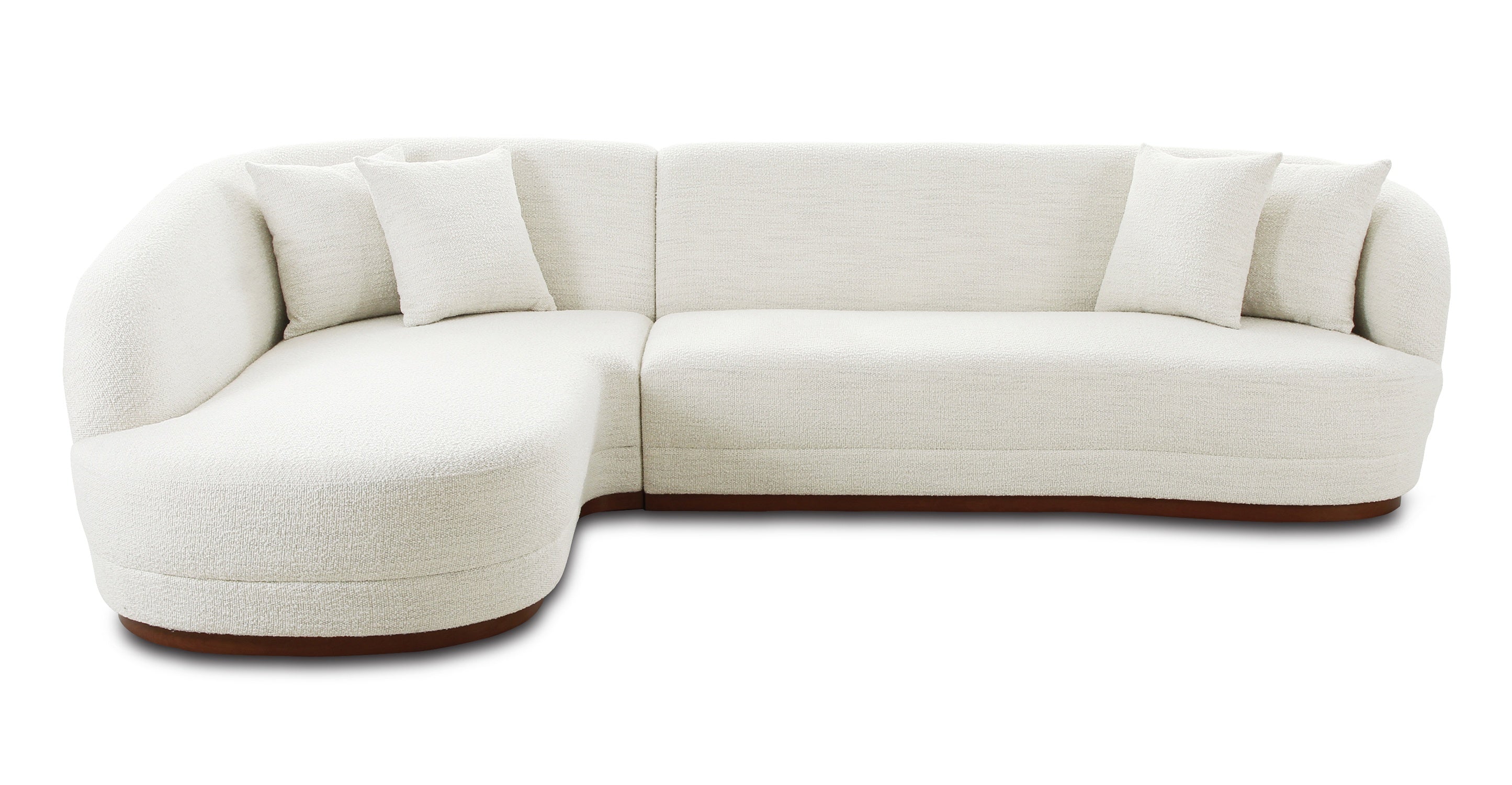 Arles Left Facing Sectional Sofa - Modern L-Shaped Living Room Couch with Recliner | Perfect for Small Spaces, Apartments & Home Theater Seating