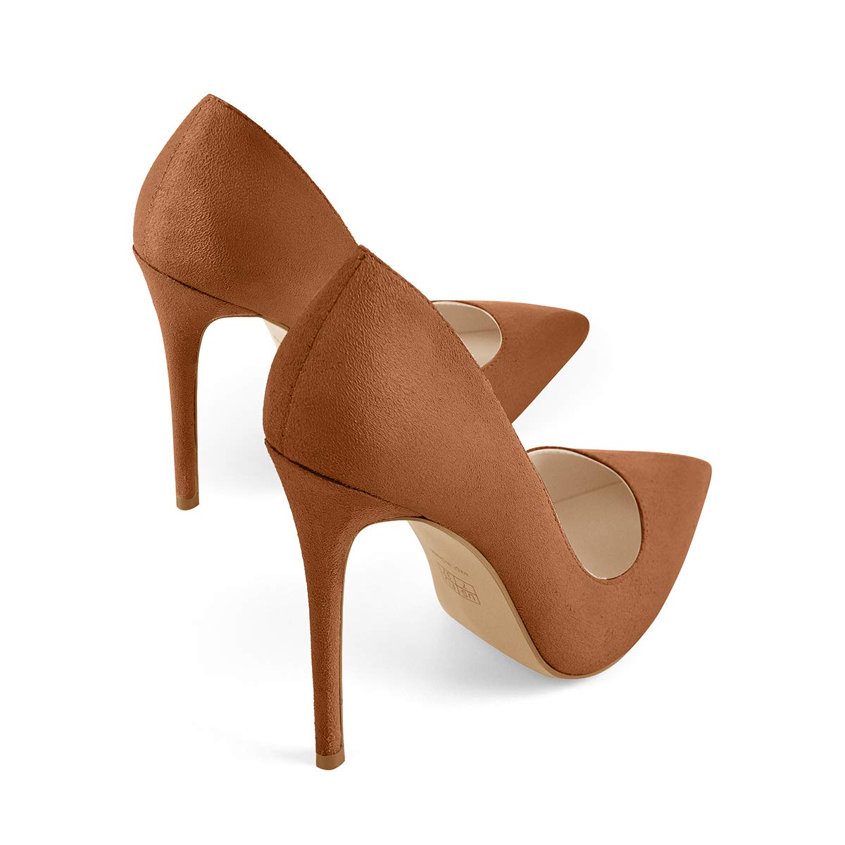 Richealnana Women's Classic Pointed Toe High Heel Pumps - 4.7 Inch Sexy Stiletto Heels for Office, Party & Special Occasions