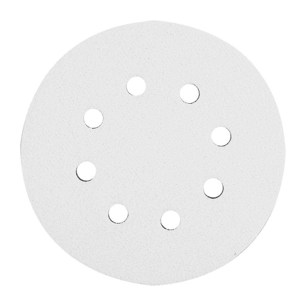 125mm 8-Hole Soft Sponge Buffer Pad - Hook & Loop Sanding Interface Cushion Pad for Orbital Sanders - Perfect for Woodworking, Auto Detailing & Surface Polishing