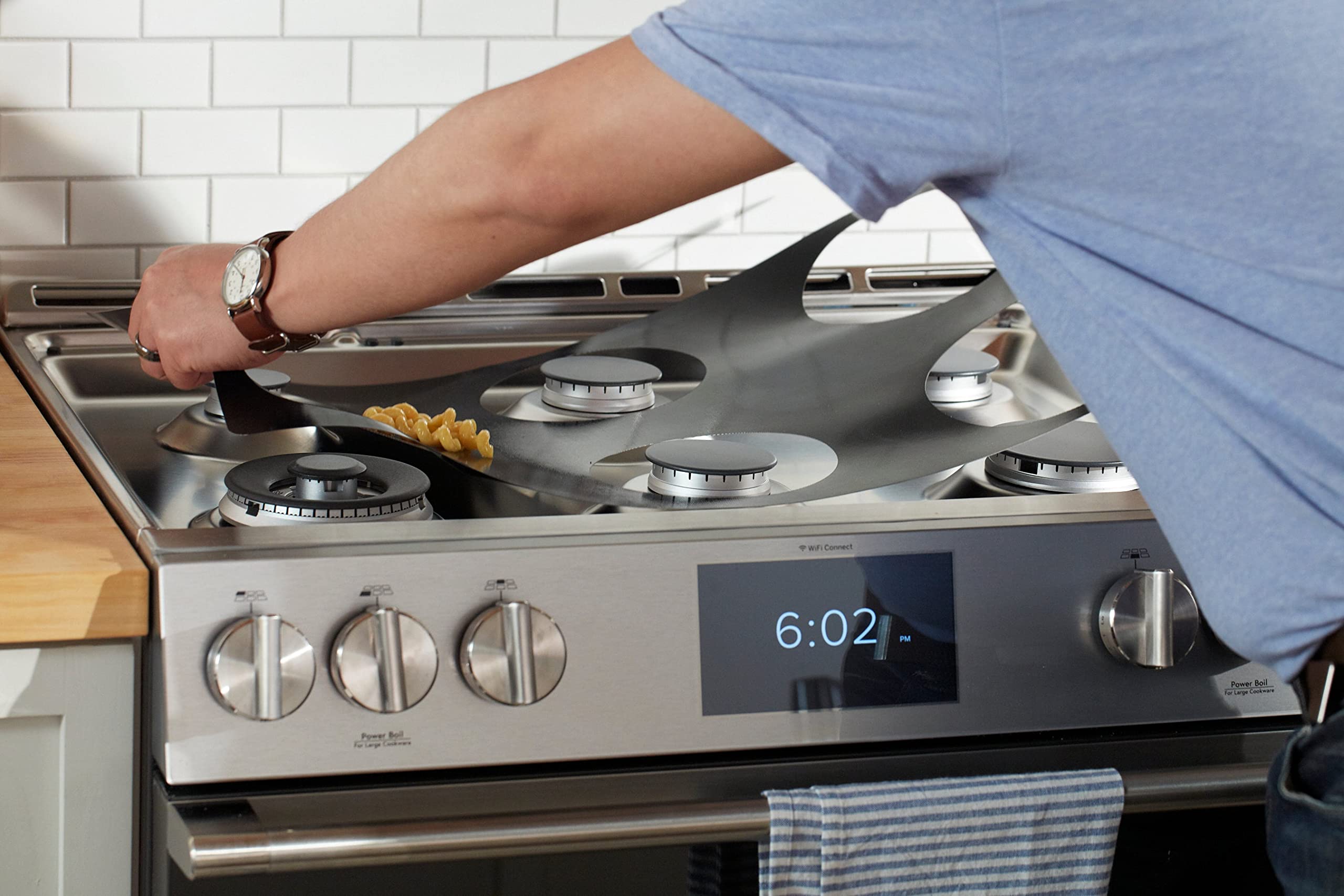 StoveGuard USA-Made Gas Stove Cover - Custom Designed & Precision Cut for Whirlpool WFG975H0HZ Gas Range - Durable Stove Top Protector for Kitchen Safety | Perfect for Home Cooking & Appliance Protection