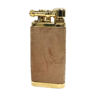 IM Corona Old Boy Natural Sandblasted Briar Pipe Lighter - Premium Butane Lighter for Tobacco Pipes - Perfect for Pipe Smoking Enthusiasts & Collectors