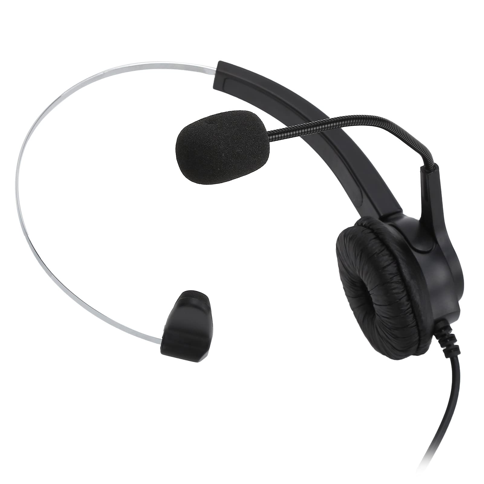 FASJ Wideband USB Computer Headphone with Microphone - Plug & Play Lightweight Headset for Business Calls, Skype, Lync, Softphone & Call Center | Perfect for Remote Work, Online Meetings & Office Communication