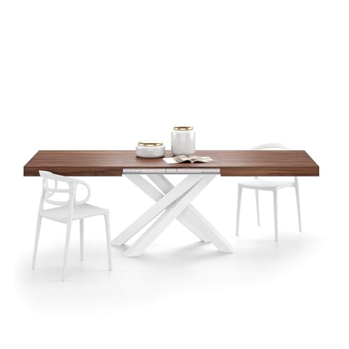 Canaletto Walnut With White Legs