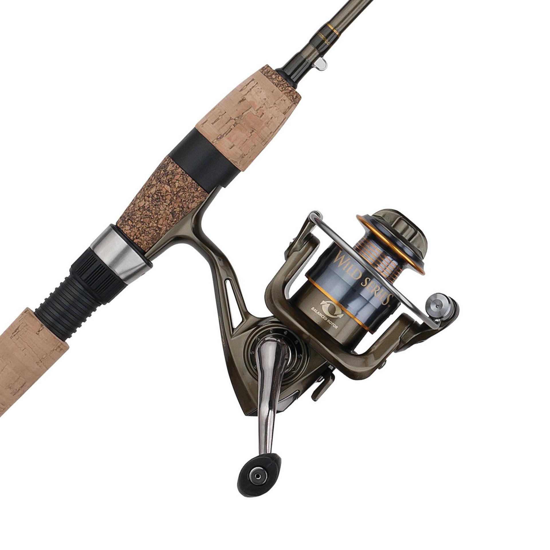 Wild™ Series Panfish Combo Fishing Rod and Reel Set - Lightweight Graphite Combo for Crappie, Bluegill, and Trout - Perfect for Freshwater Fishing and Ice Fishing Adventures