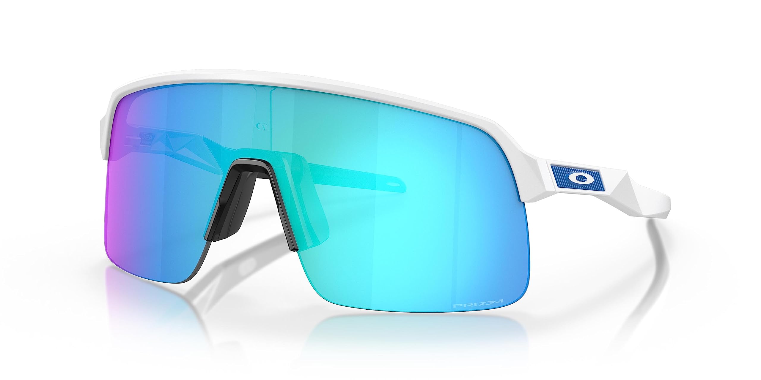 Oakley Men's OO9463 Sutro Lite Rectangular Sunglasses - UV Protection, Lightweight Frame for Running, Cycling & Outdoor Sports