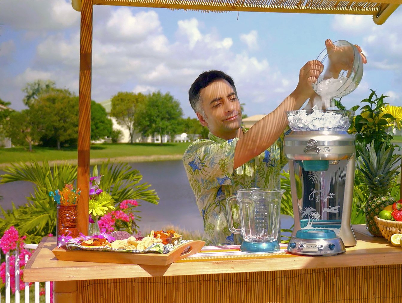 Margaritaville Jimmy Buffet Signature Edition Frozen Concoction Maker DM1946 - Margarita & Smoothie Machine for Home Bar, Pool Parties & Beach Gatherings