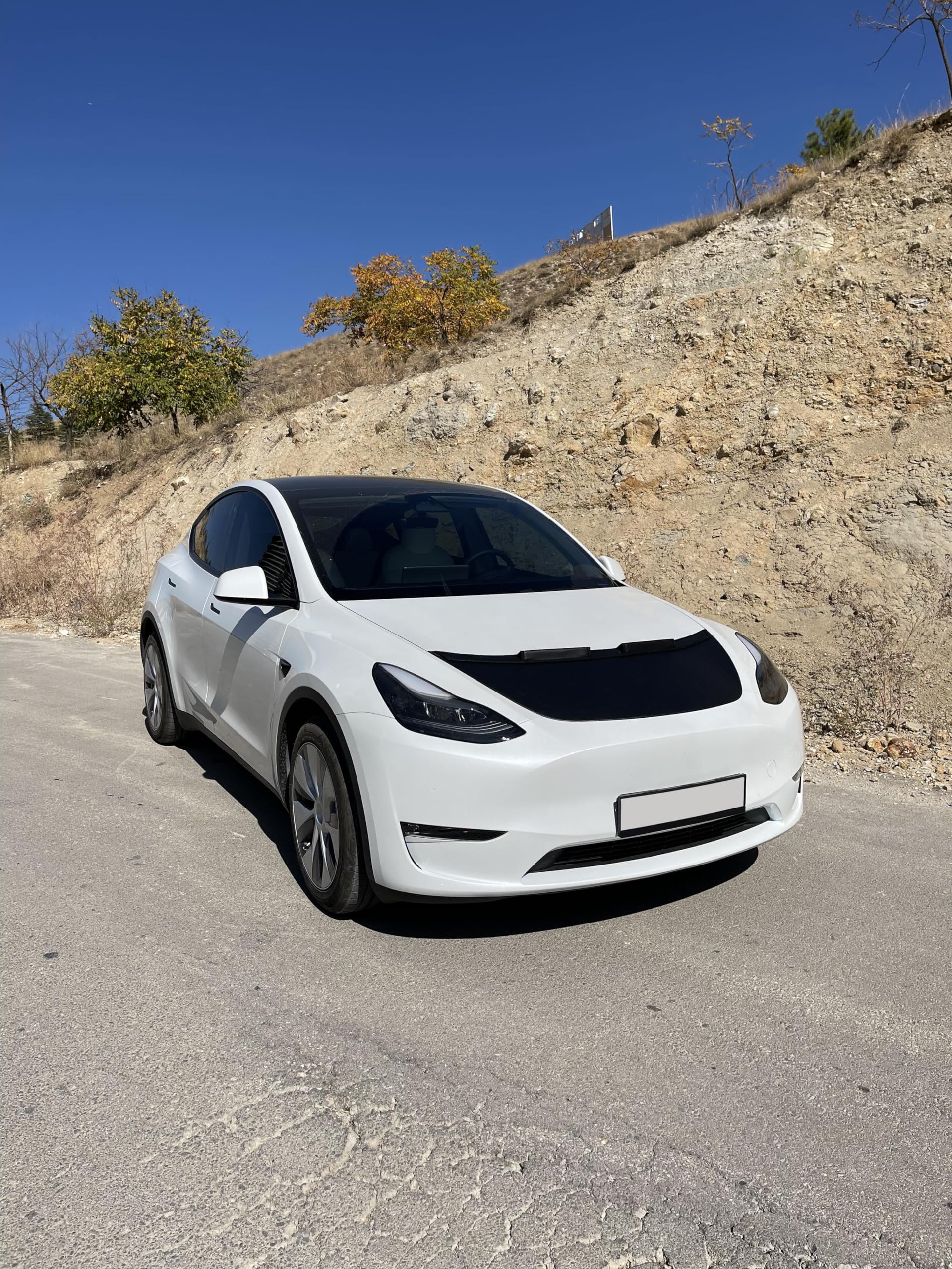 Tesla Model Y Hood Protector (2020-2023) - Durable Car Bonnet Bra Cover for Weather Protection & Style Enhancement | Perfect for Road Trips & Daily Commuting