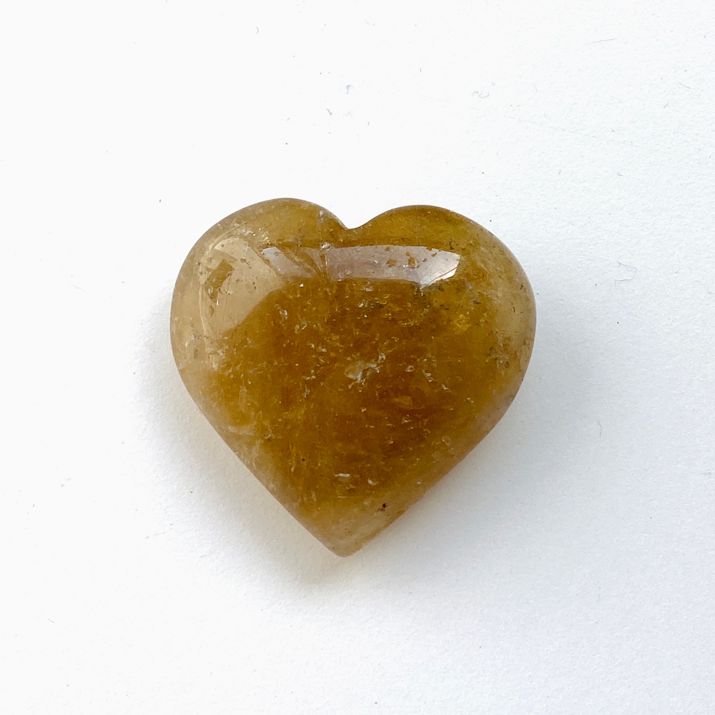 Natural Citrine Heart Pendant - Genuine Gemstone Jewelry for Healing & Love - Perfect for Gifts, Meditation & Spiritual Practices