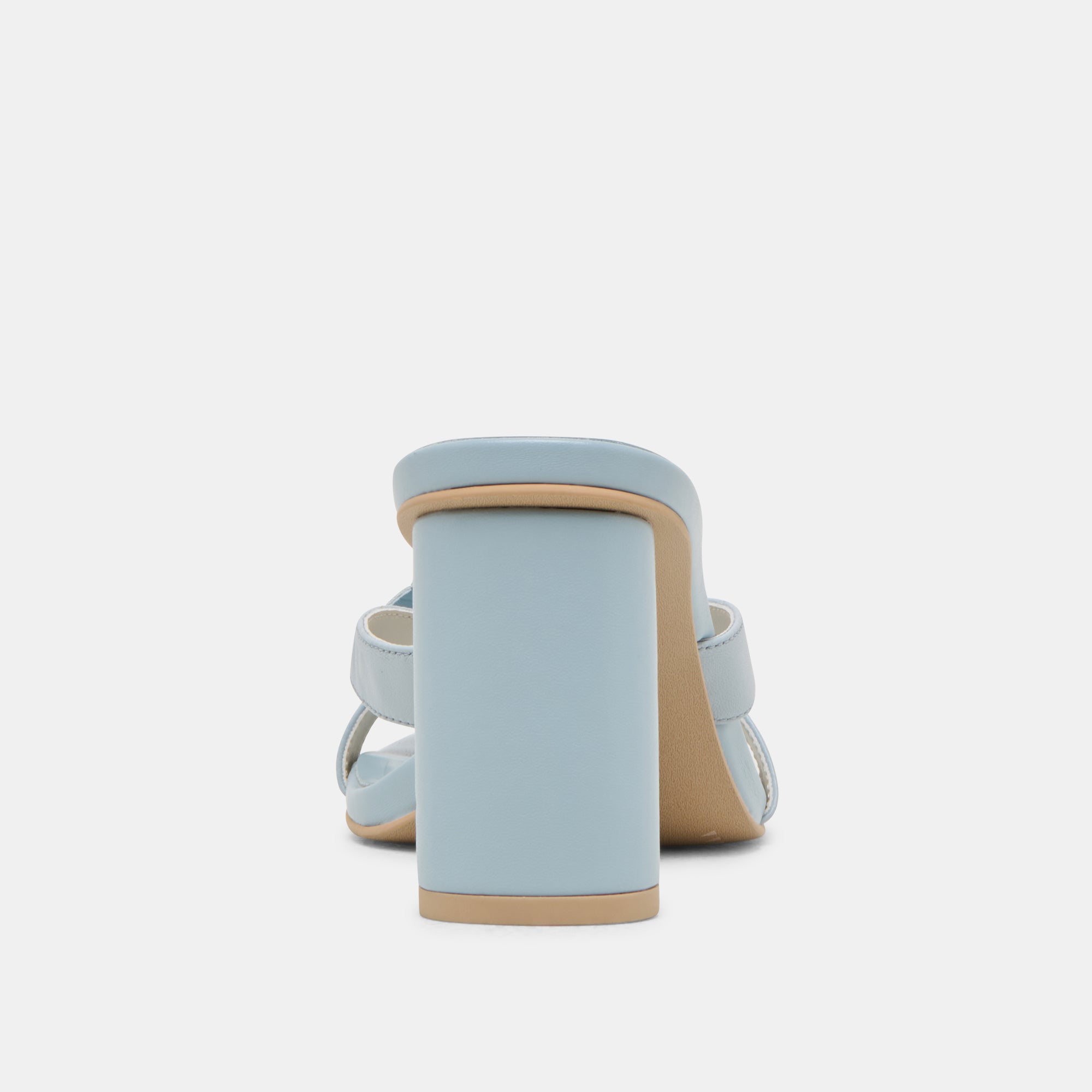 NIKIL Women's Light Blue Leather Heels - Stylish High Heels for Parties, Weddings & Evening Events