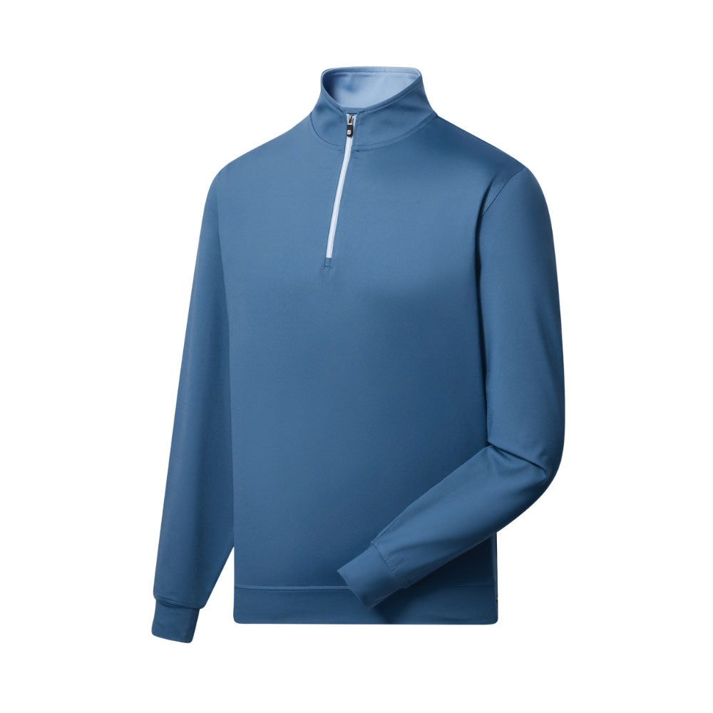 FootJoy Men's Half Zip Pullover with Gathered Waist - Lightweight Golf Sweater for Comfort & Style - Perfect for Golfing, Casual Wear & Outdoor Activities