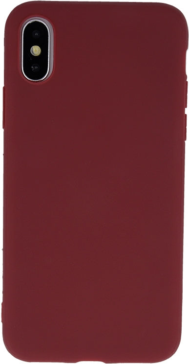 Apple iPhone 7 Case - Premium Soft Gel Cover with Shock Absorption - Burgundy Red - Perfect for Daily Use, Travel & Outdoor Protection