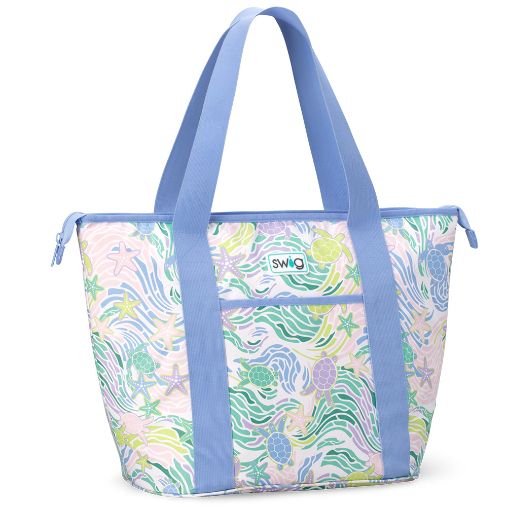 Sea Swirl Zippi 36-Quart Portable Cooler with Wheels - Insulated Beach Cooler for Picnics, Camping, Tailgating & Outdoor Adventures