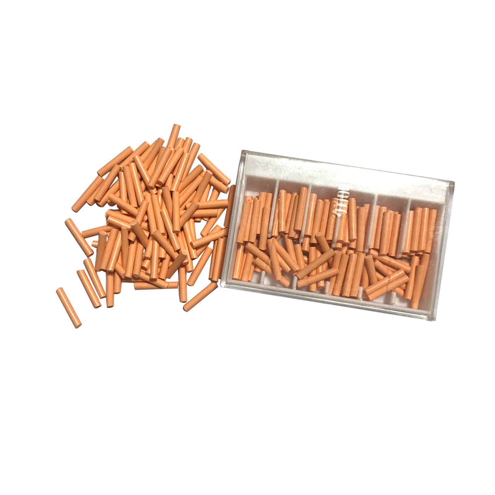 Premium Dental Gutta Percha Bars - 300pcs (3 Boxes) for Root Canal Treatment & Caries Filling - Orange Color - Ideal for Dentists, Endodontists & Dental Clinics