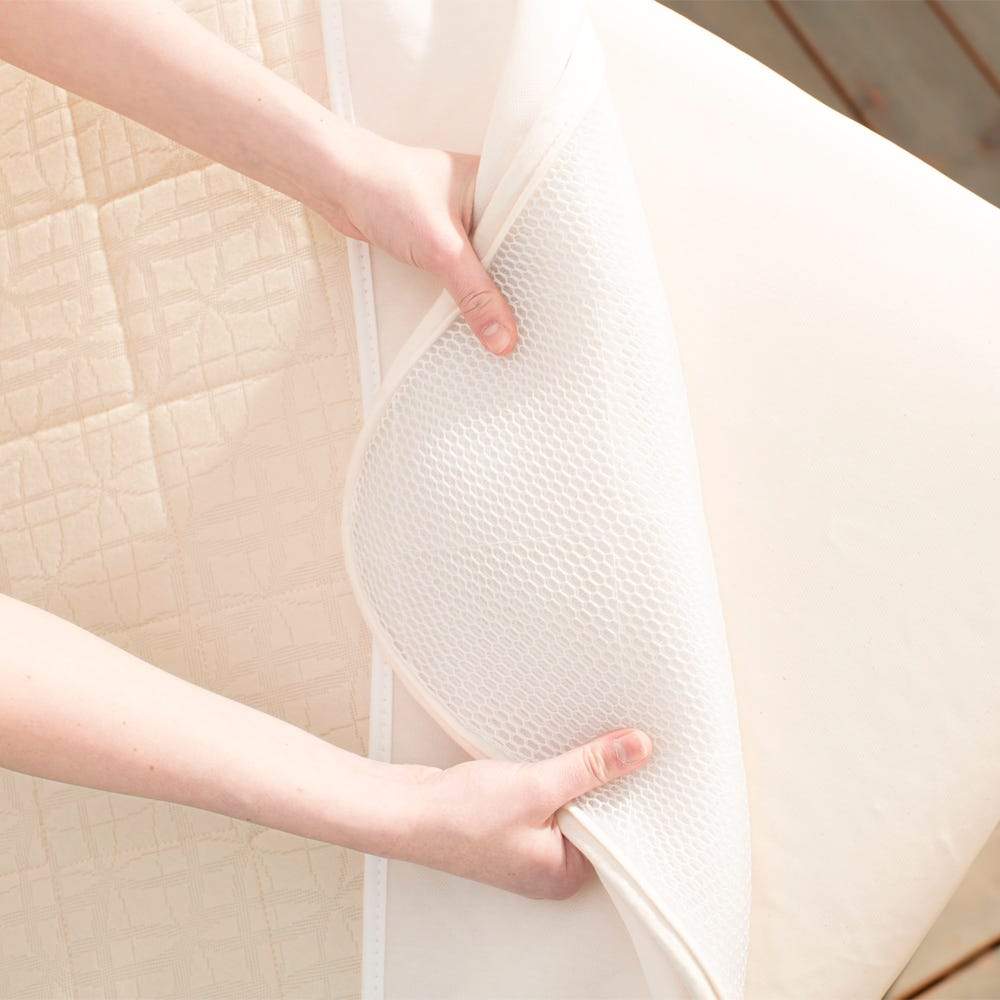 Naturepedic Organic Breathable Ultra Pad - Waterproof Mattress Protector for Kids & Adults, Hypoallergenic & Noiseless - Perfect for Cribs, Beds & Allergy Relief