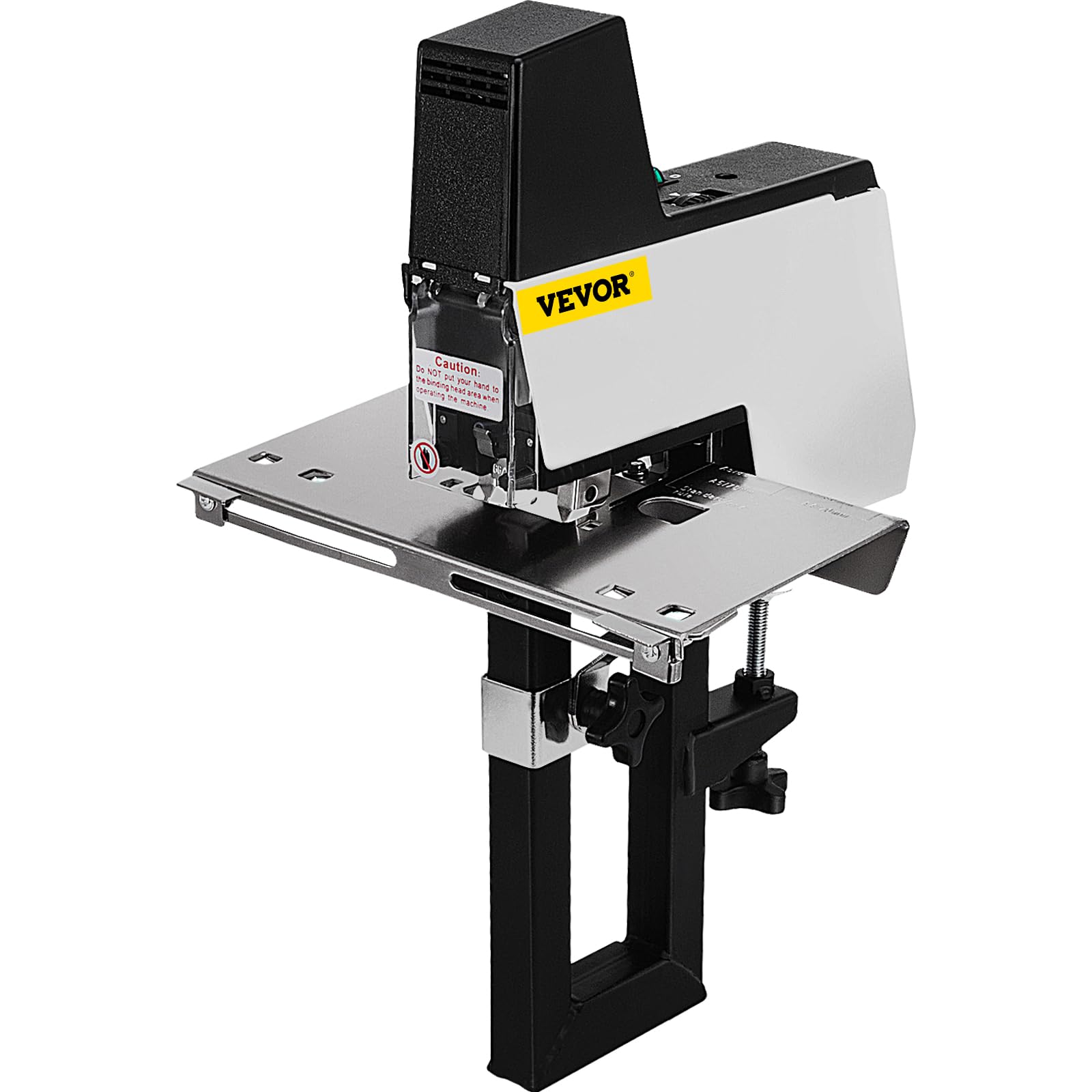 VEVOR Electric Stapler Rapid 106 Automatic Saddle Book Binder - Heavy Duty Flat & Book Binding Machine for 2-50 Sheets (110V, Black) - Perfect for Office, School, and Home Document Binding