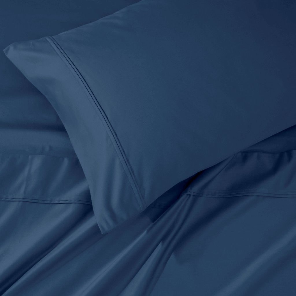Luxury 1200 Thread Count Egyptian Cotton Deep Pocket Bed Sheet Set - Queen Size, Soft & Breathable for Ultimate Comfort - Perfect for Master Bedroom, Guest Room & Hotel Use