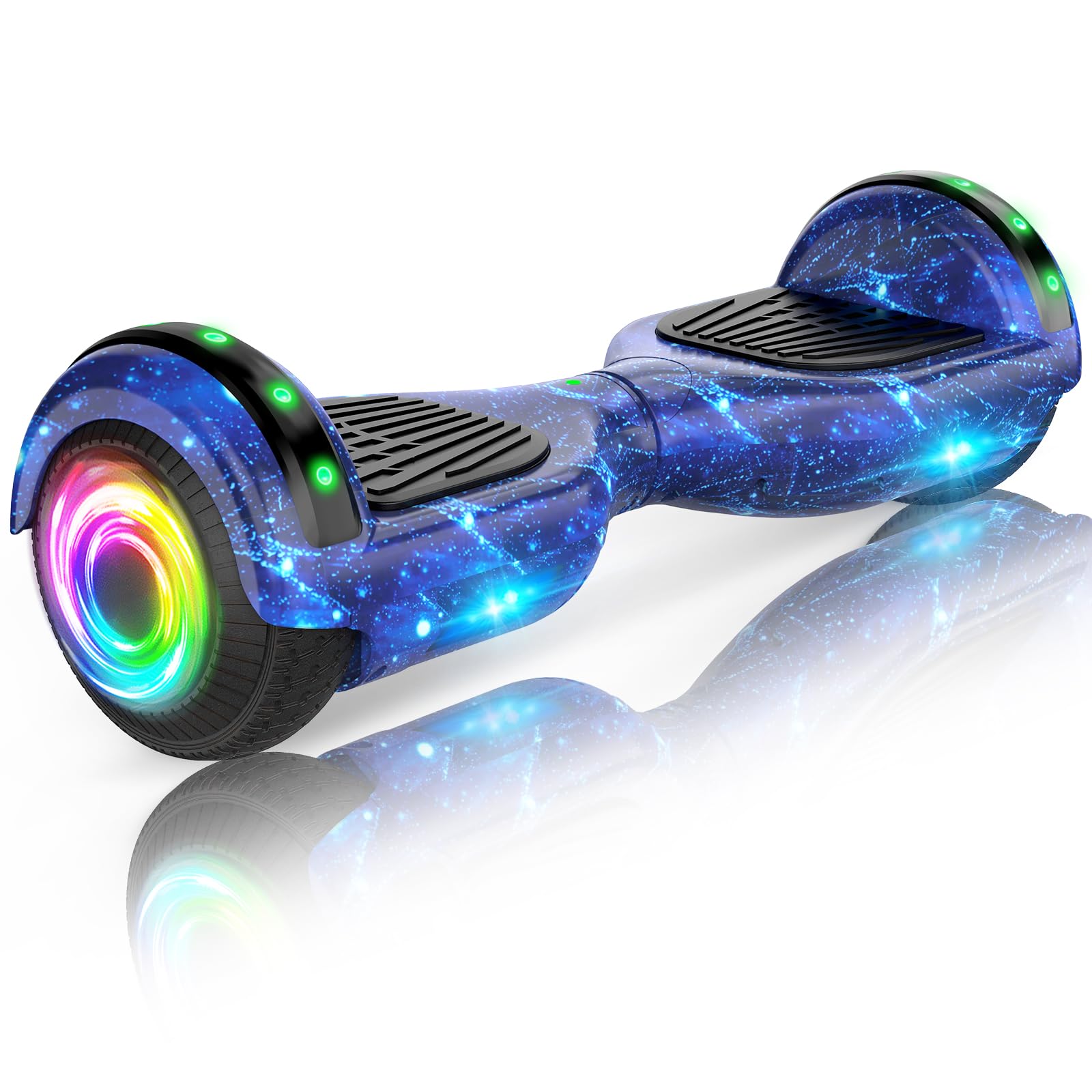 SISIGAD Hoverboard for Kids Ages 6-12 - Bluetooth Speaker & 6.5