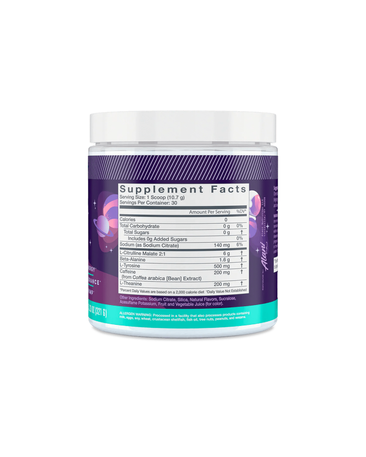 Alani Nu Original Pre Workout Powder - Energy & Focus Booster for Gym, Running & Fitness Training | Berry Lemonade Flavor
