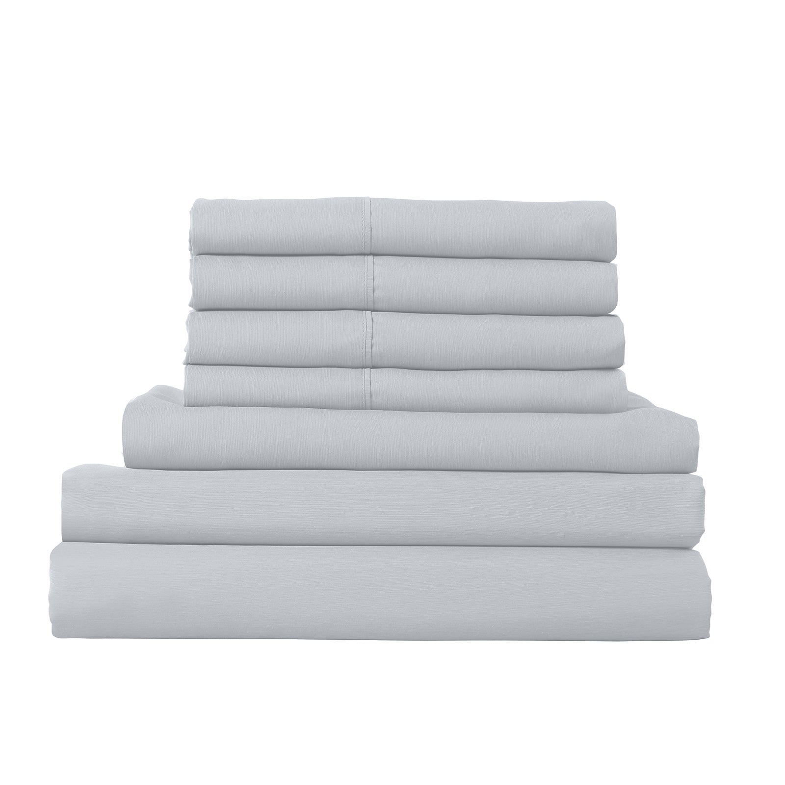 Luxury 1500 Thread Count 6-Piece Queen Size Bedding Set with 2 Duck Feather Down Pillows - Soft Indigo Blue Comforter, Sheets & Pillowcases for Cozy Sleep | Perfect for Master Bedroom, Guest Room & Hotel Style Decor
