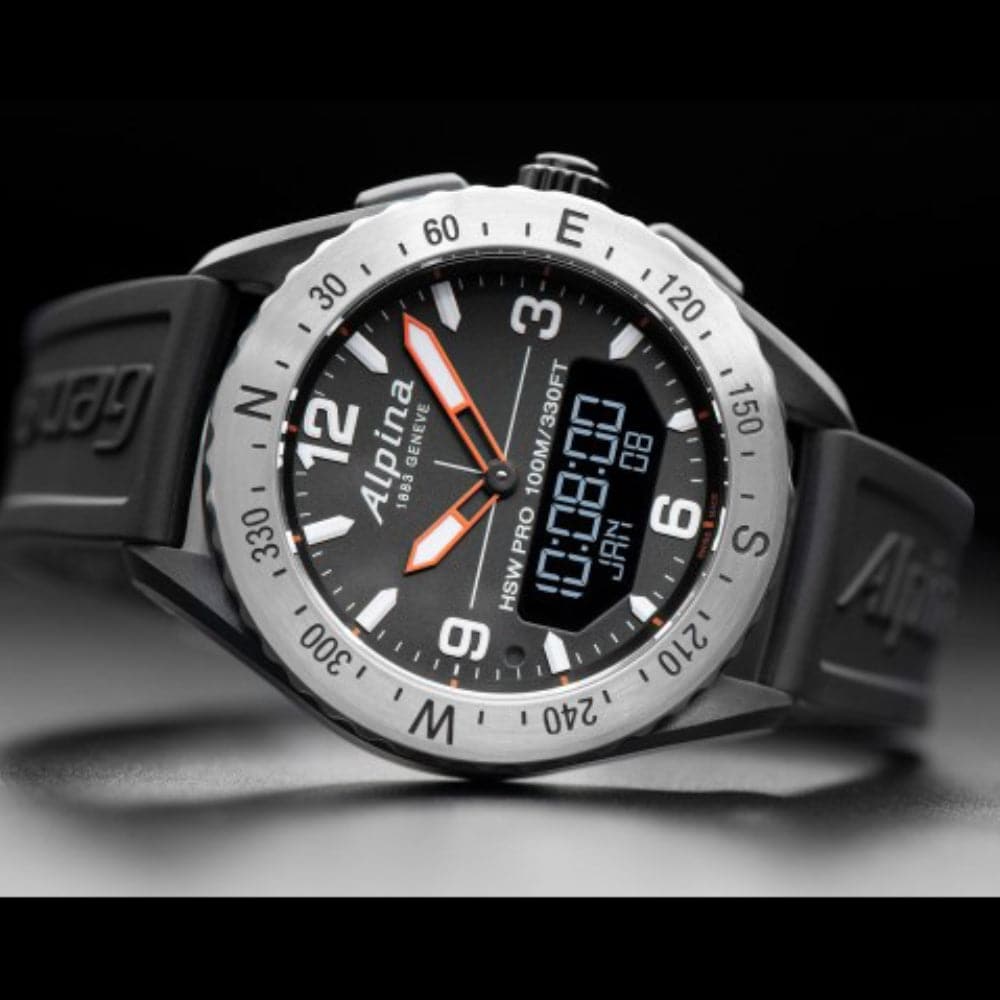 ALPINA ALPINERX Smartwatch for Men - Waterproof Fitness Tracker with Heart Rate Monitor, GPS, Sleep Tracking - Perfect for Running, Swimming & Outdoor Activities