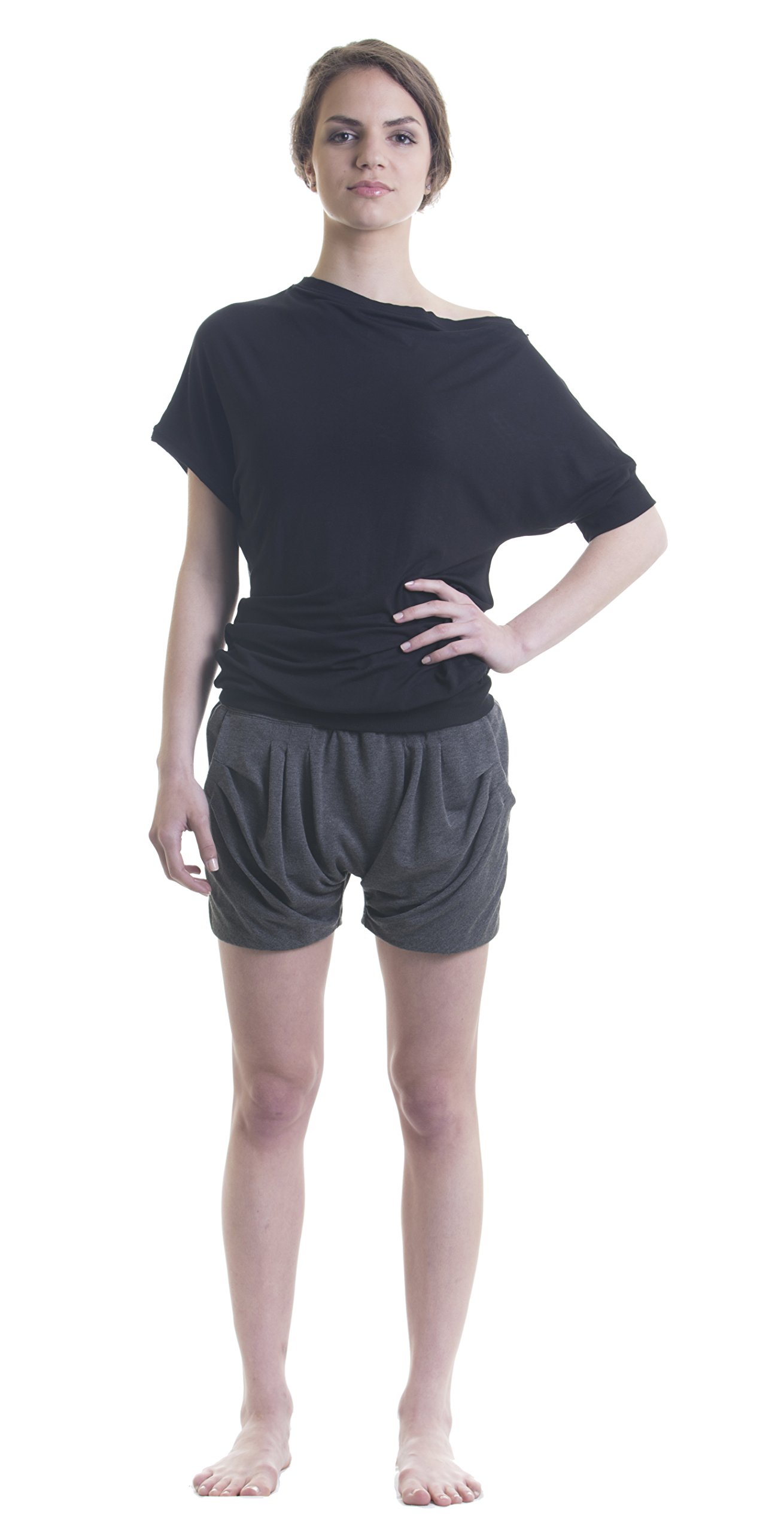Alinamalina Designer Yoga Shorts with Pockets - High Waisted Workout Shorts for Women, Breathable & Stretchy Gym Shorts - Perfect for Yoga, Running & Lounge Wear