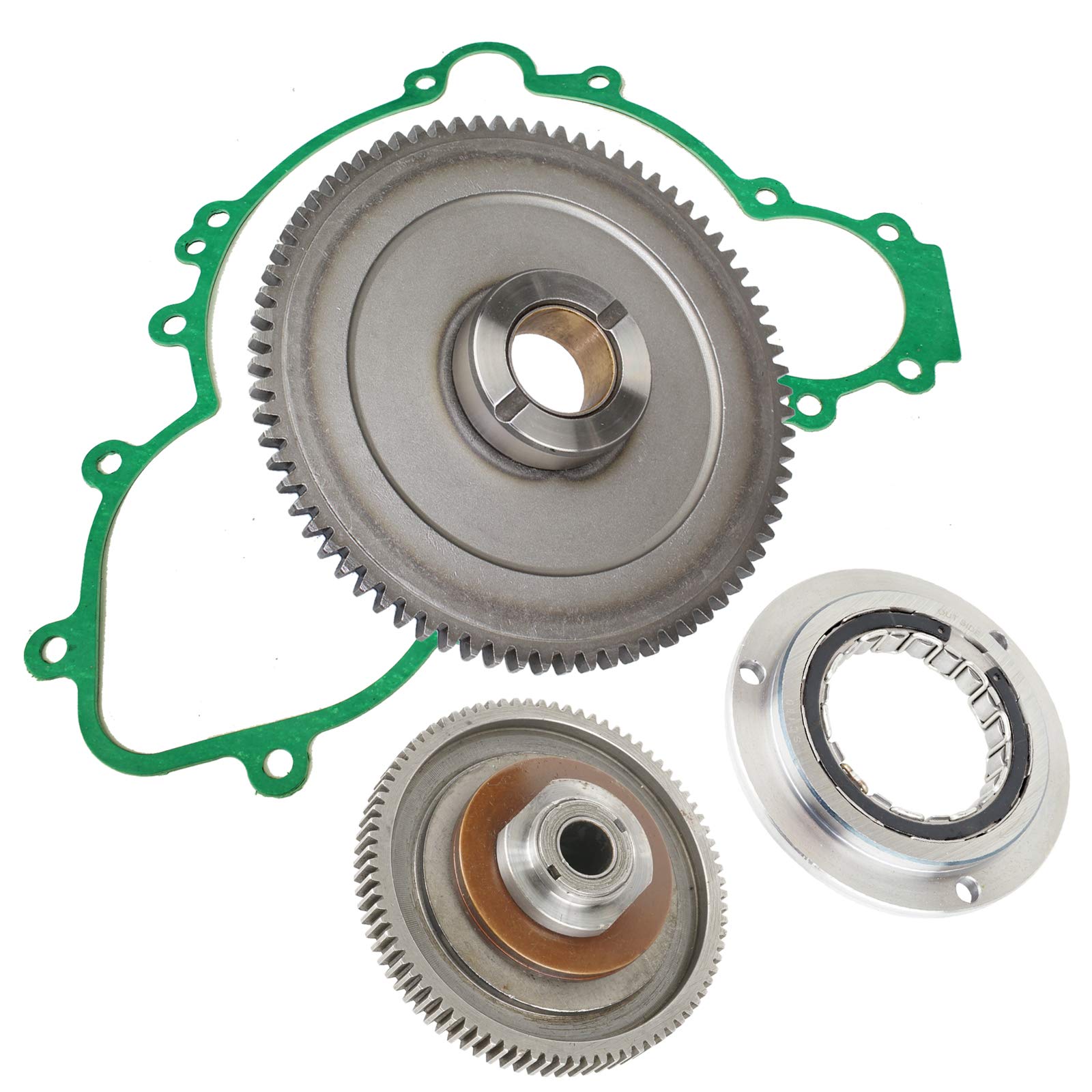 Caltric Starter Clutch Torque Limit Idler Gear Gasket Kit - Compatible with Polaris Ranger XP 900 (2014-2019) - Replacement Part for ATV/UTV Off-Road Vehicles - Perfect for Trail Riding & Farm Work