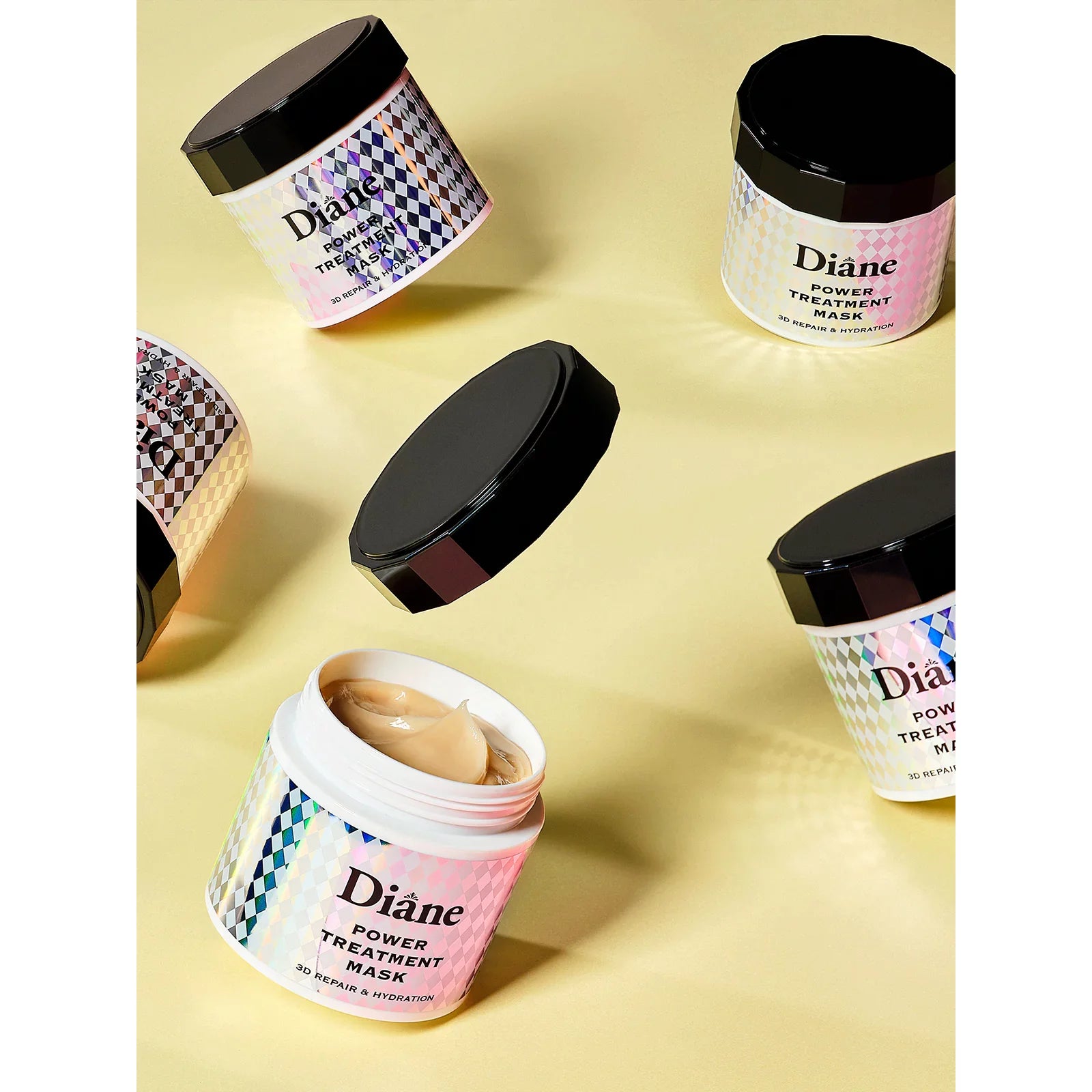 Diane Power Treatment 3D Repair & Hydration Hair Mask 230g | Deep Conditioning Treatment for Damaged Hair | Salon-Quality Hair Care at Home | Perfect for Dry, Frizzy & Color-Treated Hair