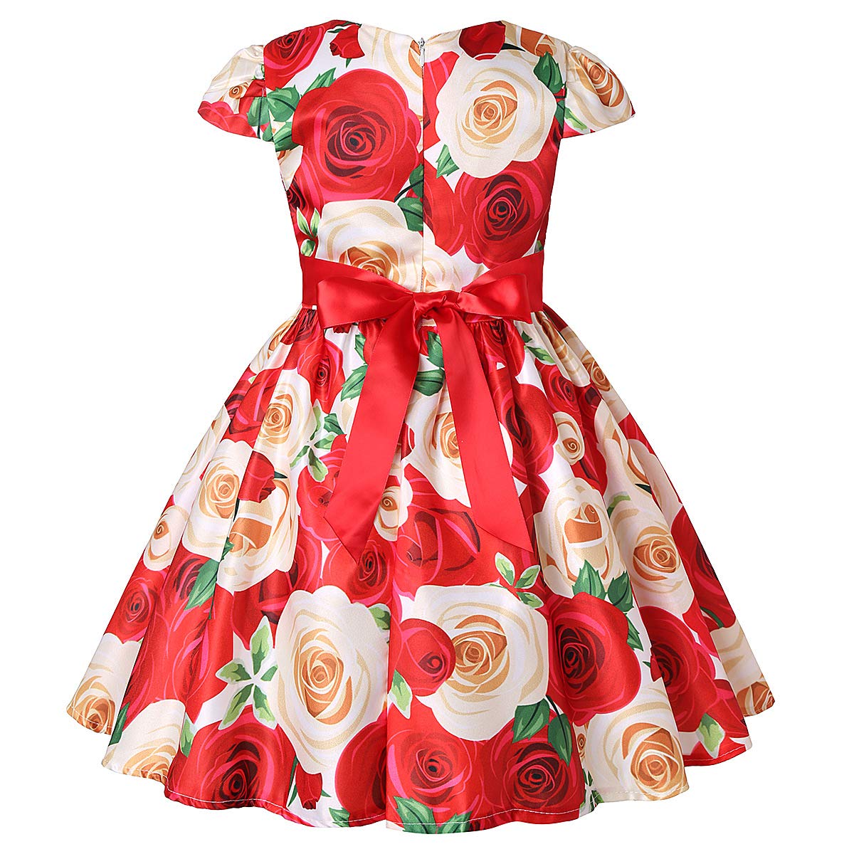 Girl's Ruffled Lace Party Dress for Kids - Elegant Flower Girl & Bridesmaid Dresses for Weddings, Birthday Parties & Special Occasions
