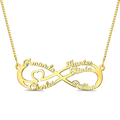 5 Name Gold Plated