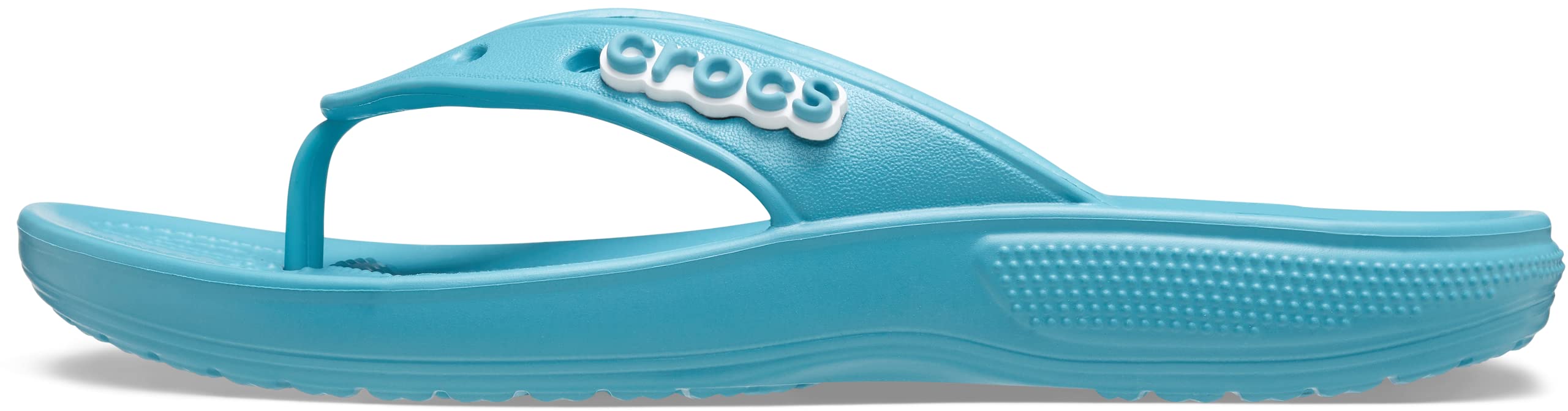 Crocs Unisex Classic Flip Flops for Men & Women - Comfortable Beach Sandals for Pool, Vacation & Summer Outdoor Activities
