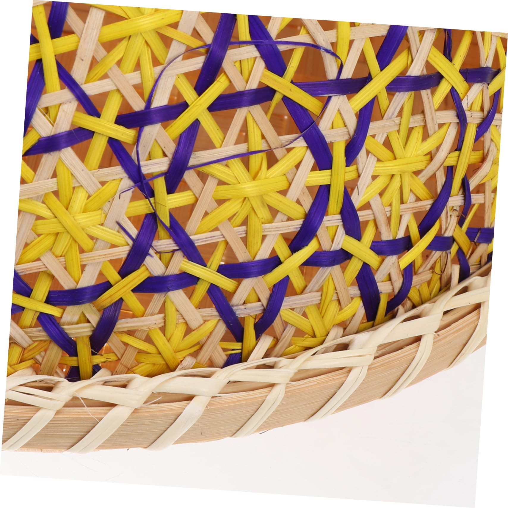 Handwoven Bamboo Storage Basket Set - Multi-Functional Food Cover & Household Organizer for Kitchen, Pantry, and Bathroom Storage