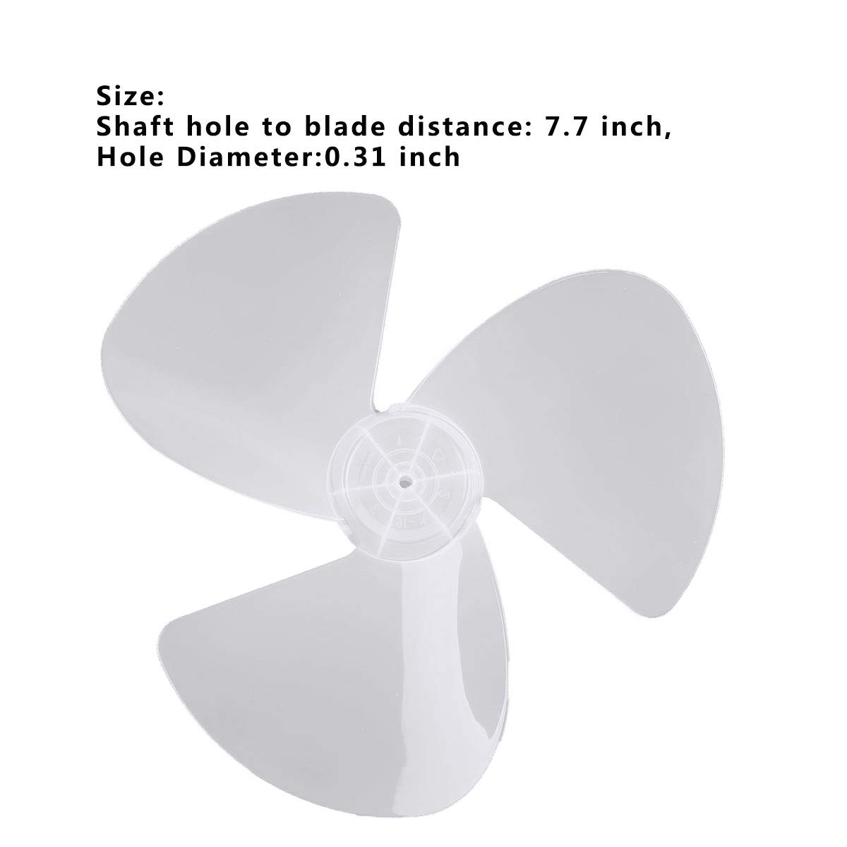 IEFIEL 16 Inch Plastic Fan Blade - 3 Leaves Replacement for Standing Pedestal Fan & Table Fan - Durable Cooling Accessories for Home, Office, and Outdoor Use