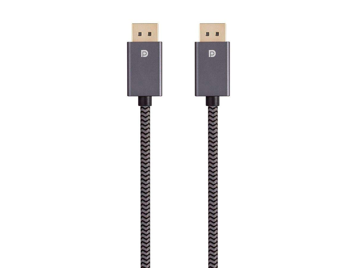 Monoprice DisplayPort 1.4 Cable 6ft (10 Pack) - 8K@60Hz, HDR, 32.4Gbps, Nylon Braided, Gray - for Gaming Monitors, Laptops, PCs & TVs | Perfect for 4K/8K Gaming, Video Editing & Multi-Display Setups