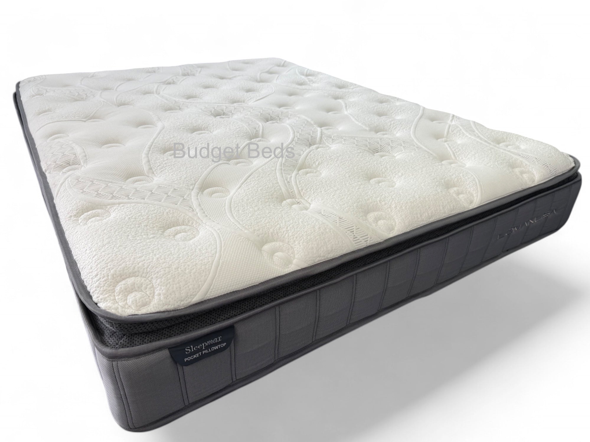 Sleep Max Pillow Top Mattress - King Size Luxury Bed for Ultimate Comfort | Perfect for Master Bedroom, Guest Room & Home Staging