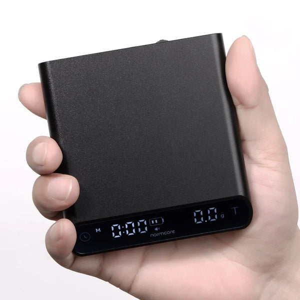 Normcore Pocket Coffee Scale - Digital Mini Espresso Scale with Timer, 0.1g Precision for Pour Over & French Press - Perfect for Home Baristas & Coffee Shops