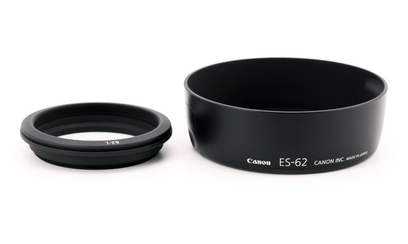 Canon ES-62 Lens Hood with Adapter for EF 50mm f/1.8 II Lens - Compatible with Canon DSLR Cameras for Portrait & Low Light Photography