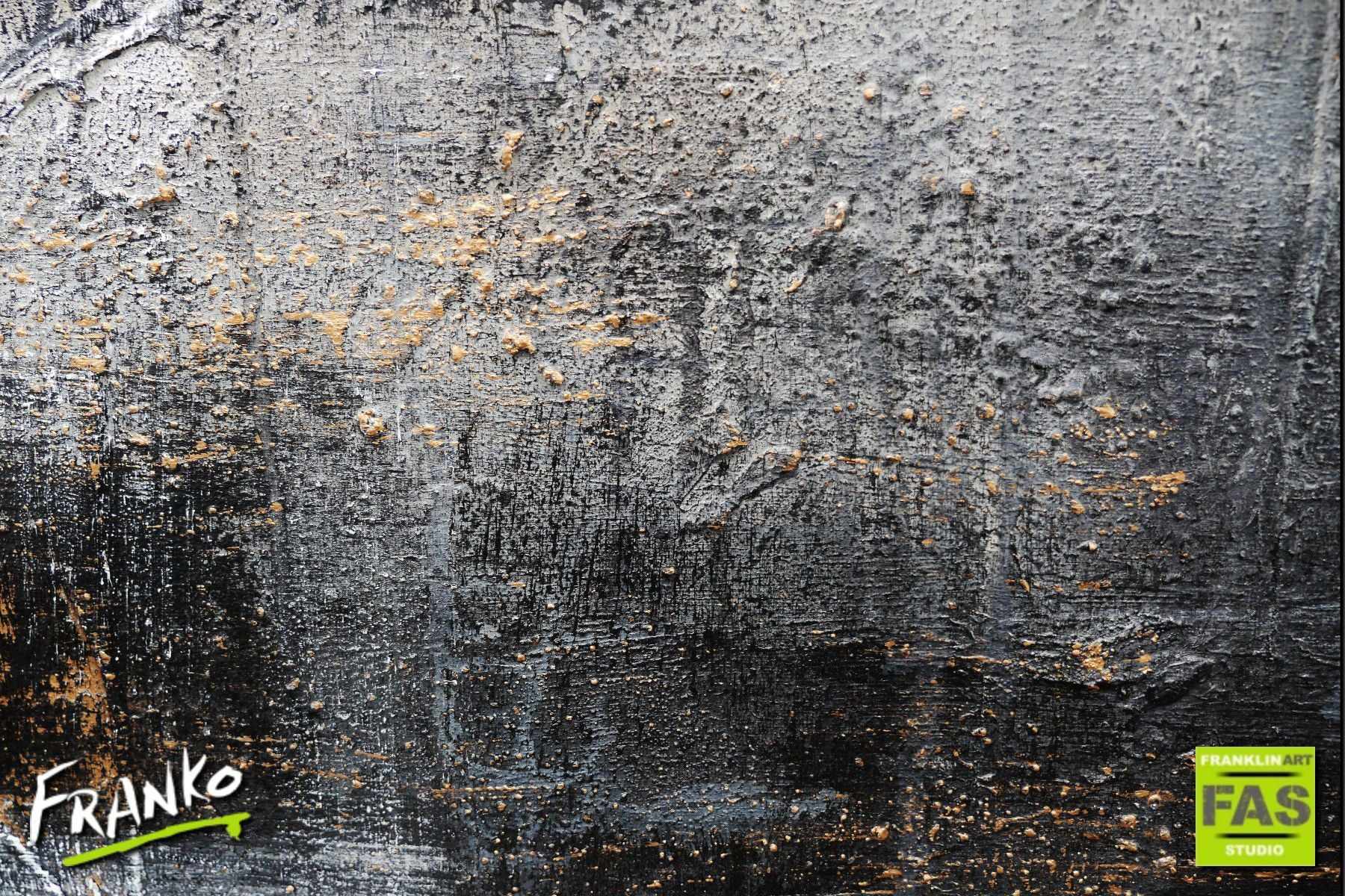 Bronze Age 140cm x 100cm Grey Black Abstract Canvas Art - Modern Wall Decor for Living Room, Bedroom & Office