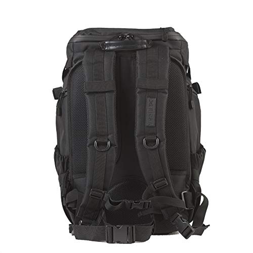 PICSIL Military Expandable Tactical Backpack - Waterproof Molle System Travel Backpack for Men & Women - Hiking, Camping, Outdoor Adventures (Black)