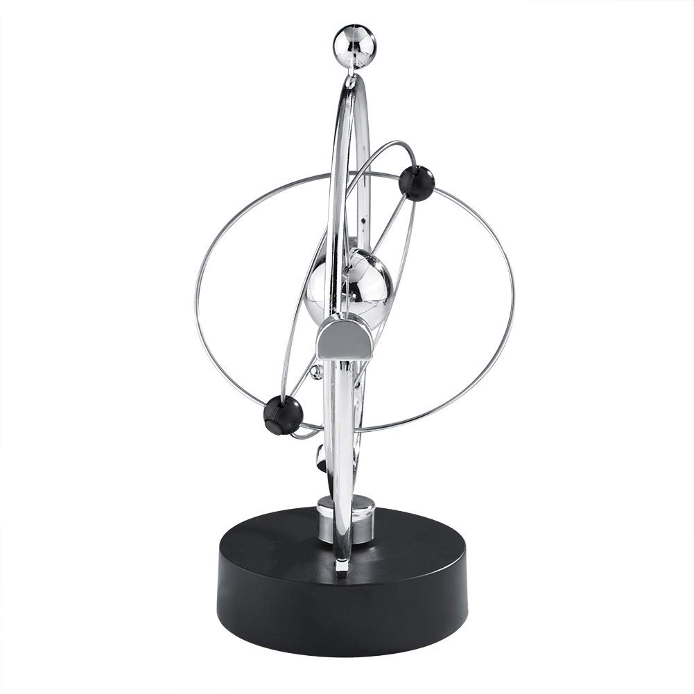 Premium Newton's Cradle Pendulum Balls - Steel Balance Balls for Office Desk Decor, Stress Relief & Physics Education | Perfect for Home Office, Study Room & Science Classroom Decorations
