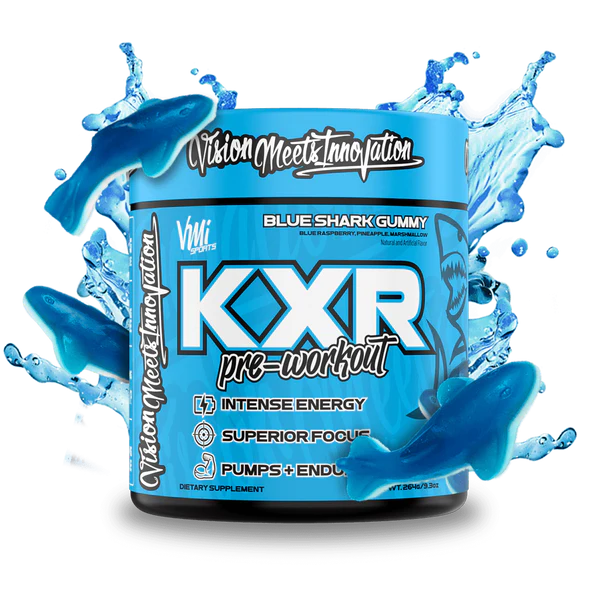 VMI Sports KXR Pre Workout Supplement - Energy Booster & Muscle Performance Enhancer for Gym, Fitness & Bodybuilding Training