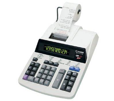 CANON MP1411LTS 12-Digit Desktop Calculator with Large LCD Display - 220V Voltage for International Use - Perfect for Office, Accounting, and Business Calculations
